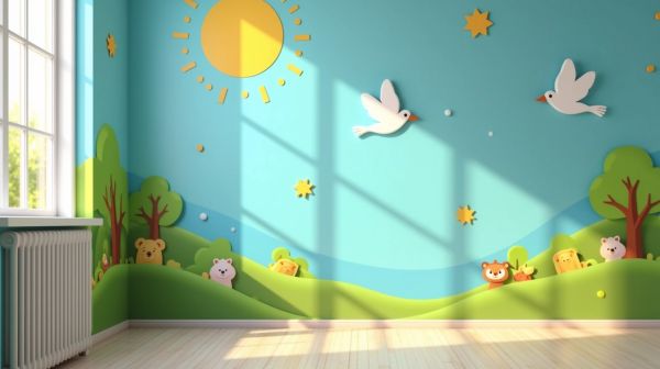 Créez un univers fascinant avec du papier peint enfant